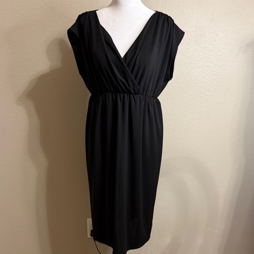Talbots Black Midi Dress